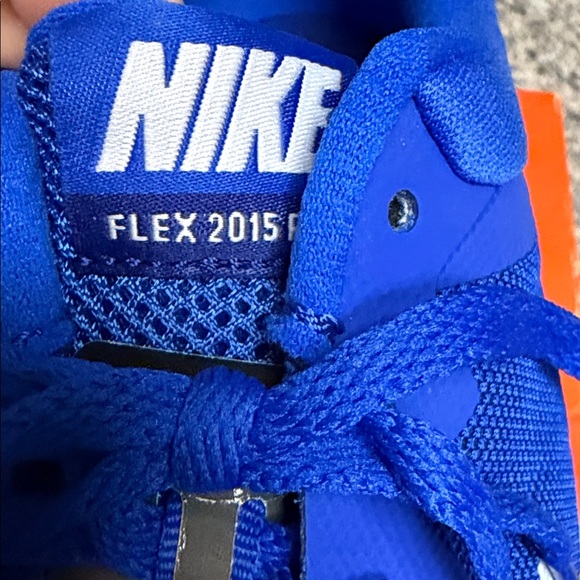 Nike Flex 2015 RN Royal Blue Sneakers with White Swoosh Dodger Blue Men’s 8 - Picture 12 of 12